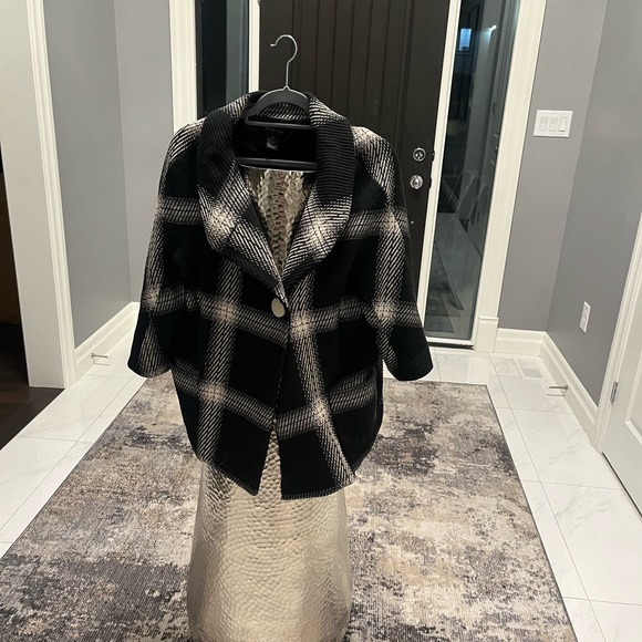 Focus 2000 shorty cute plaid jacket size large - Picture 4 of 17